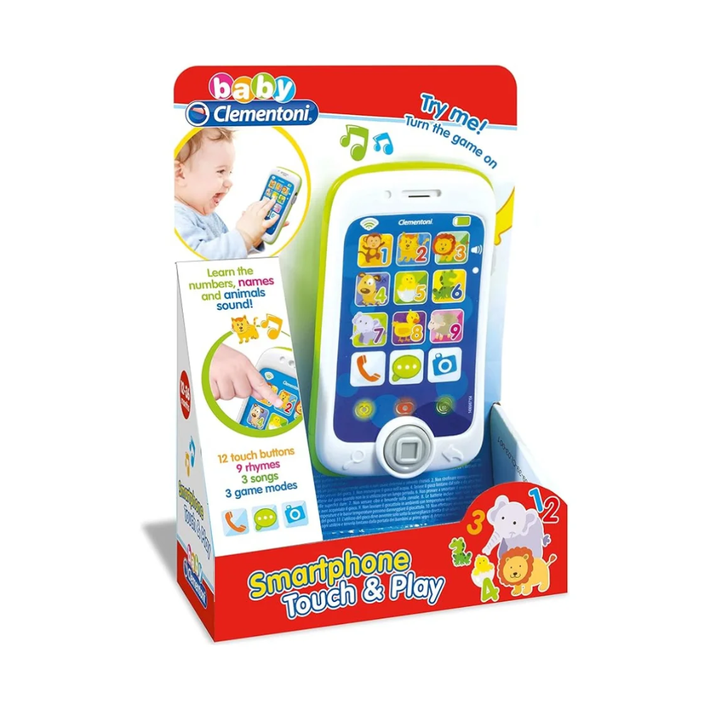 Clementoni Baby Smartphone Touch And Play - Toymaster - Fagan Toys