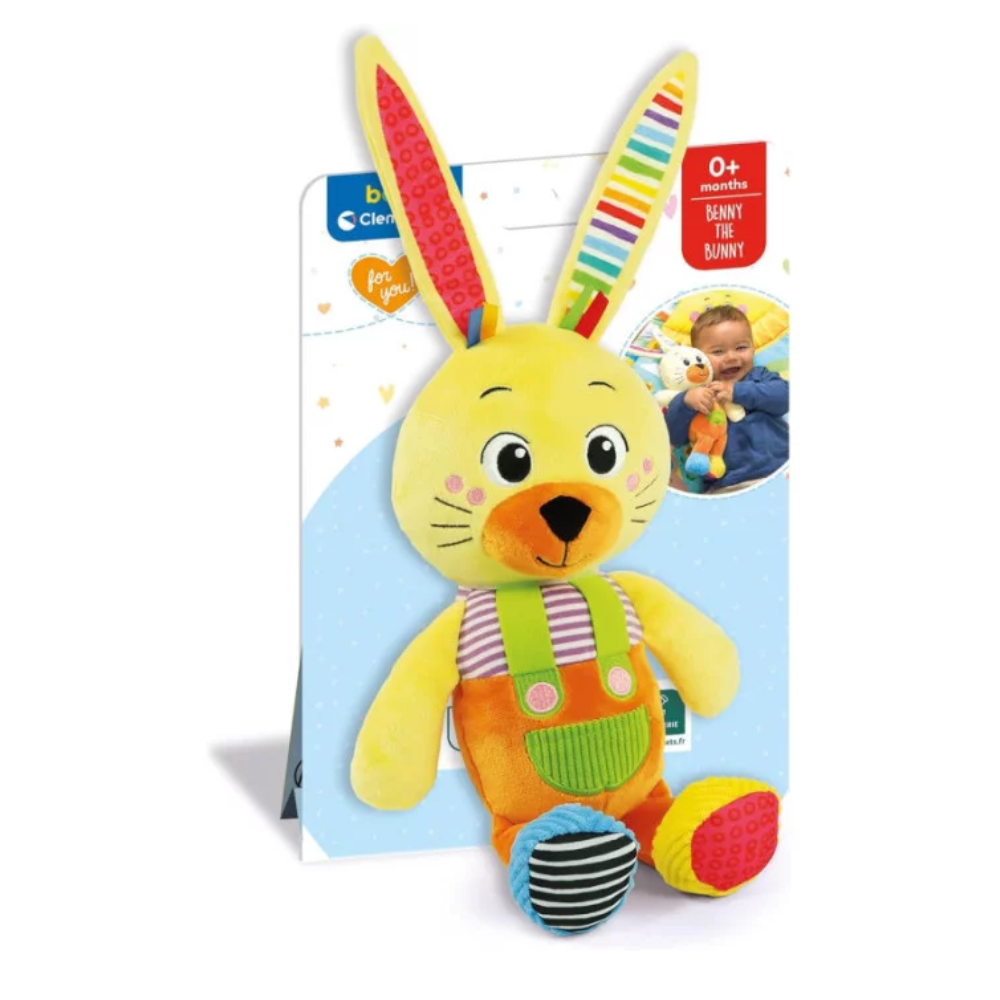 Clementoni Baby Benny The Bunny Soft Toy - Toymaster - Fagan Toys