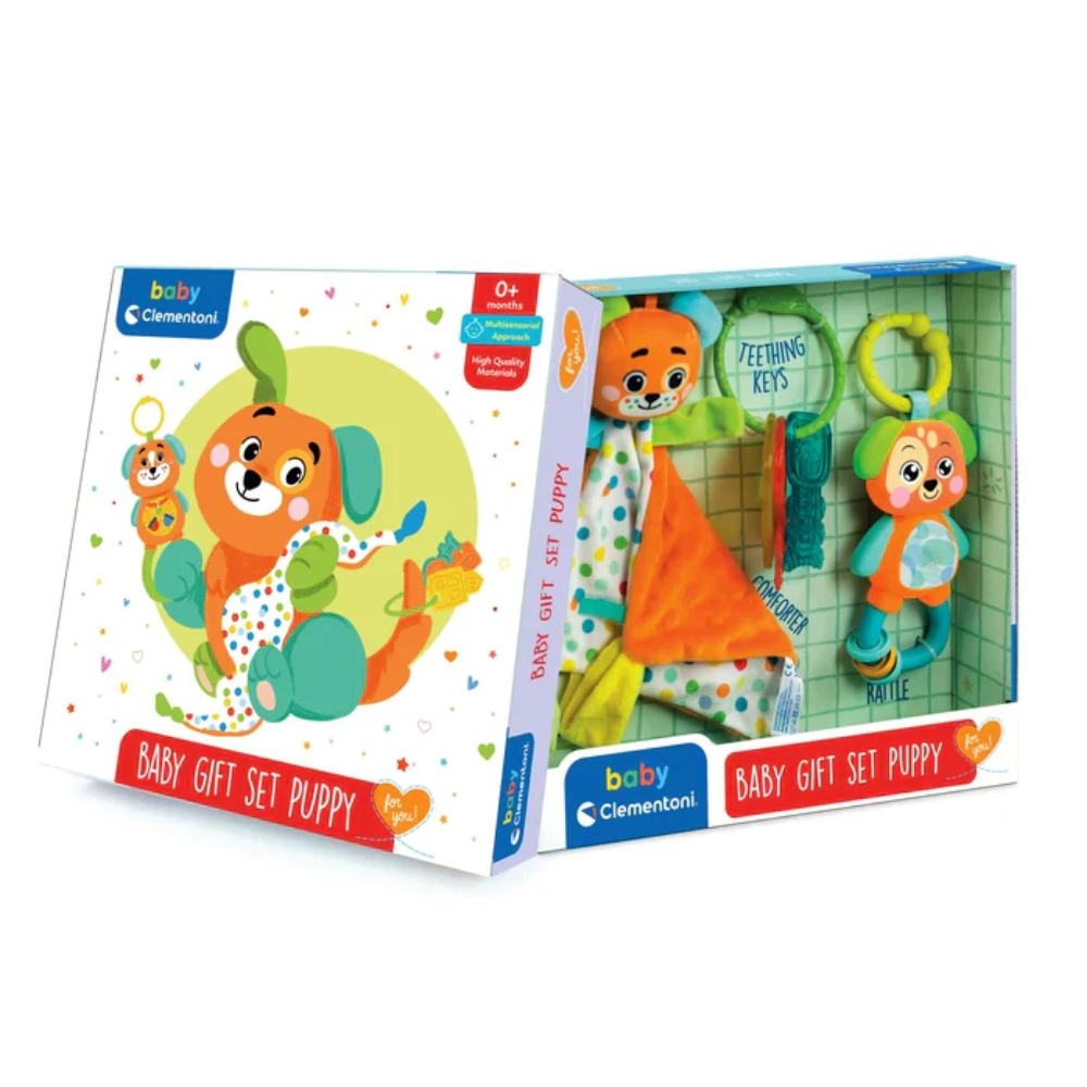 Clementoni Baby Gift Set Puppy Comforter - Toymaster - Fagan Toys