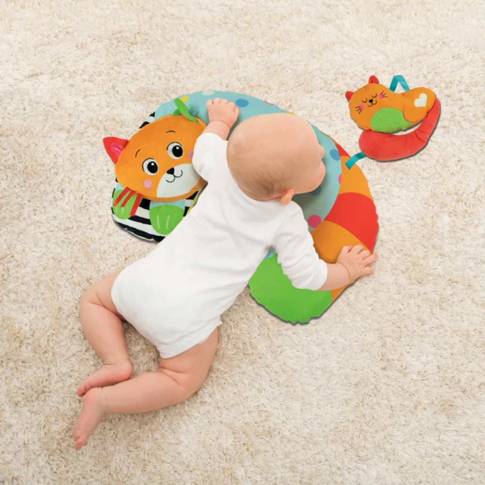 Clementoni Baby Tummy Time Pillow Kitty Cat - Toymaster - Fagan Toys