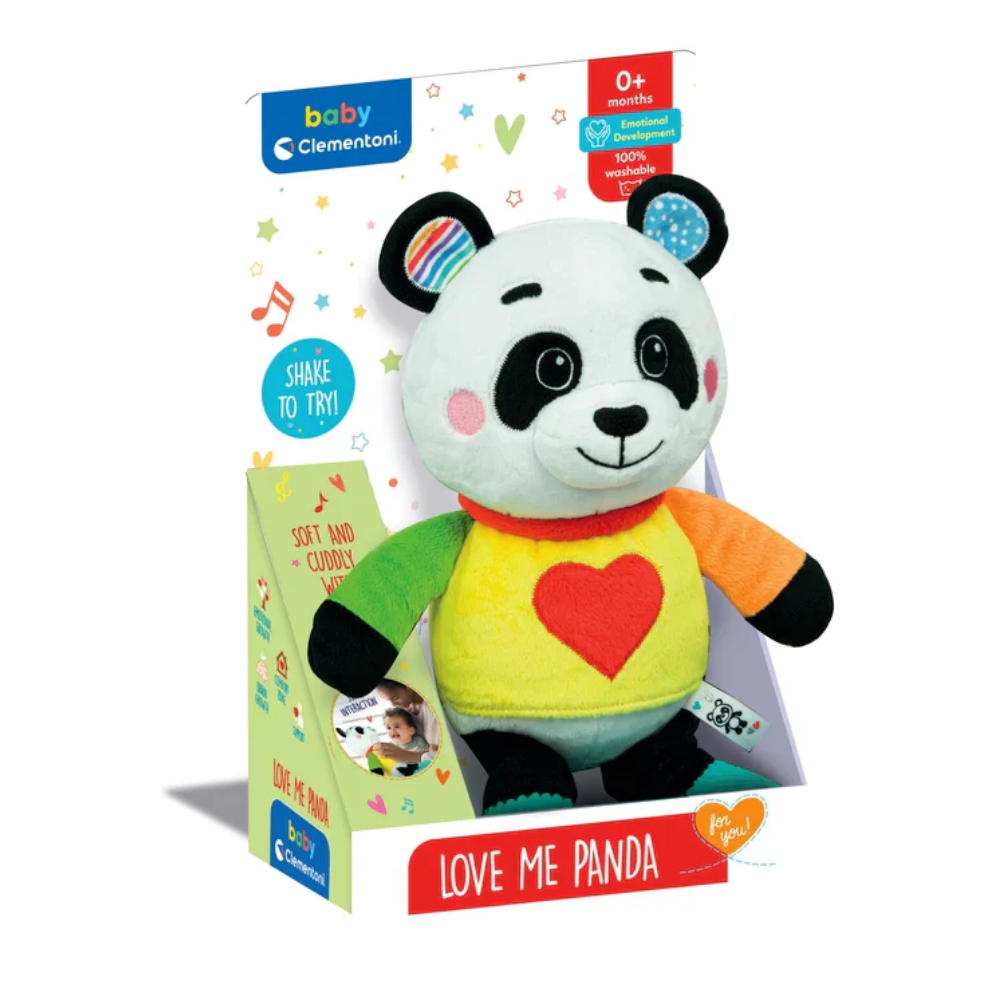 Clementoni Baby Love Me Panda Musical Soft Toy - Toymaster - Fagan Toys