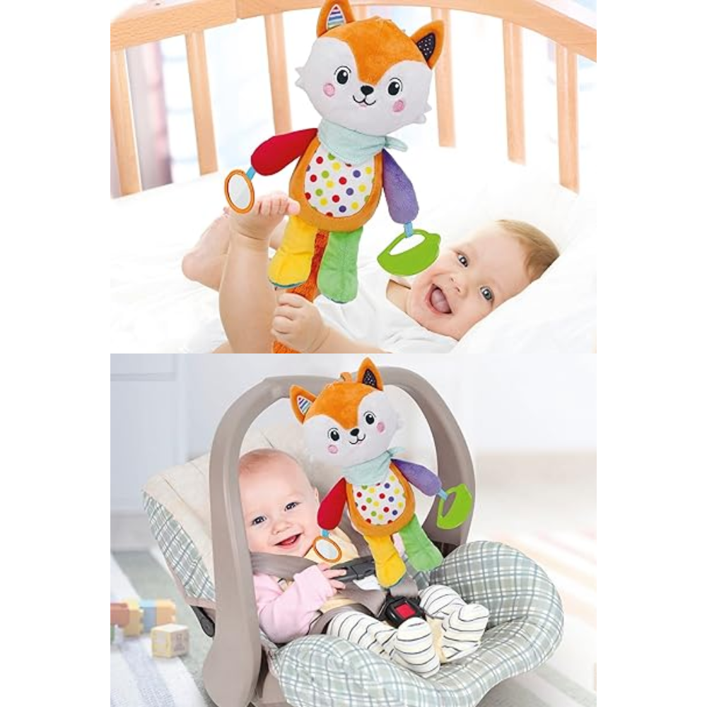 Clementoni Baby Hapy Fox Soft Toy - Toymaster - Fagan Toys