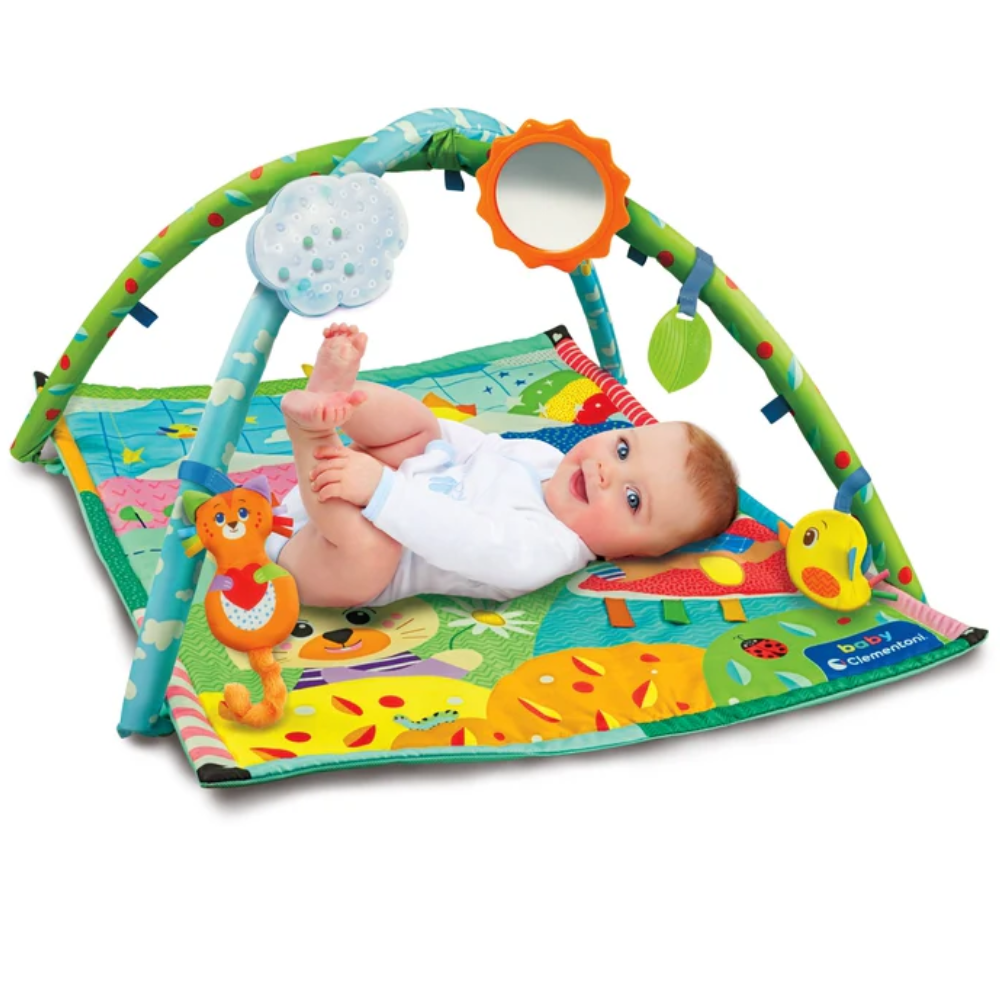 Clementoni Baby My First Discoveries Gym Play Mat - Toymaster - Fagan Toys