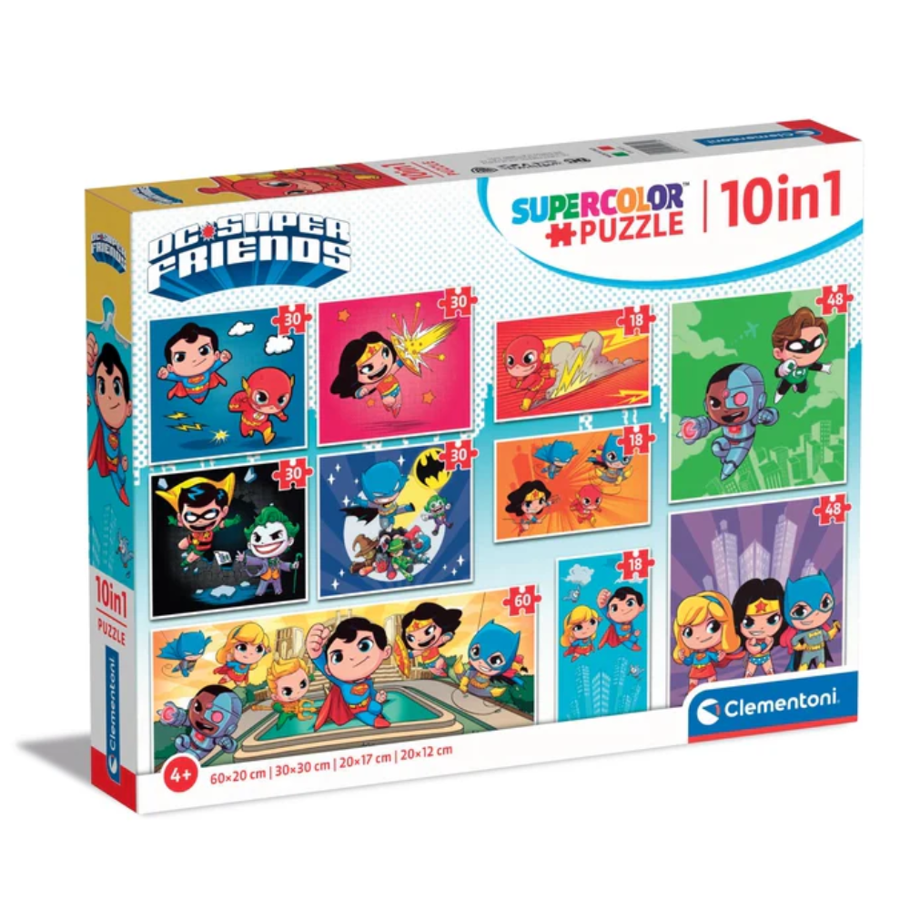 10 in 1 Puzzles - DC COMICS - Toymaster - Fagan Toys