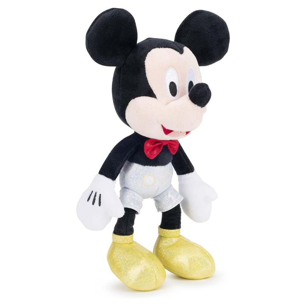 Disney 100 Mickey Mouse Glitter 25 cm plush Silver - Toymaster - Fagan Toys