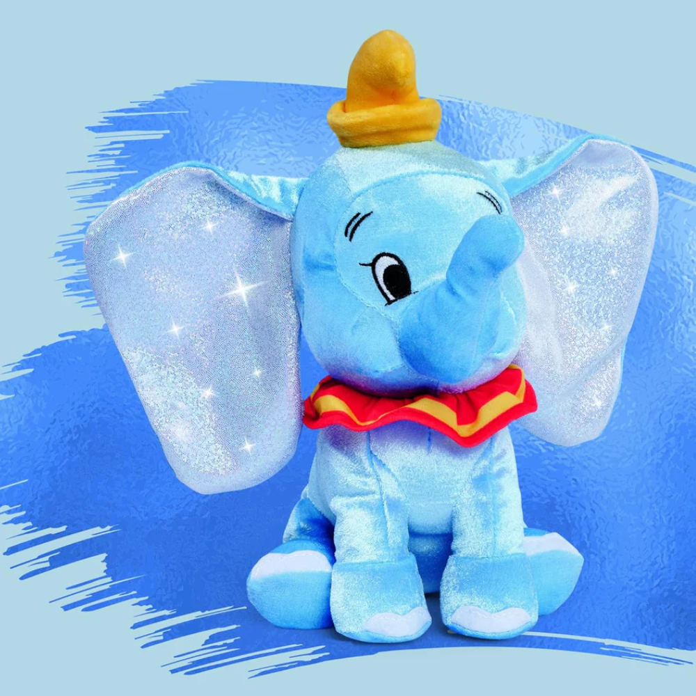 Disney 100 Dumbo 25cm Plush Platinum Colour Series - Toymaster - Fagan Toys