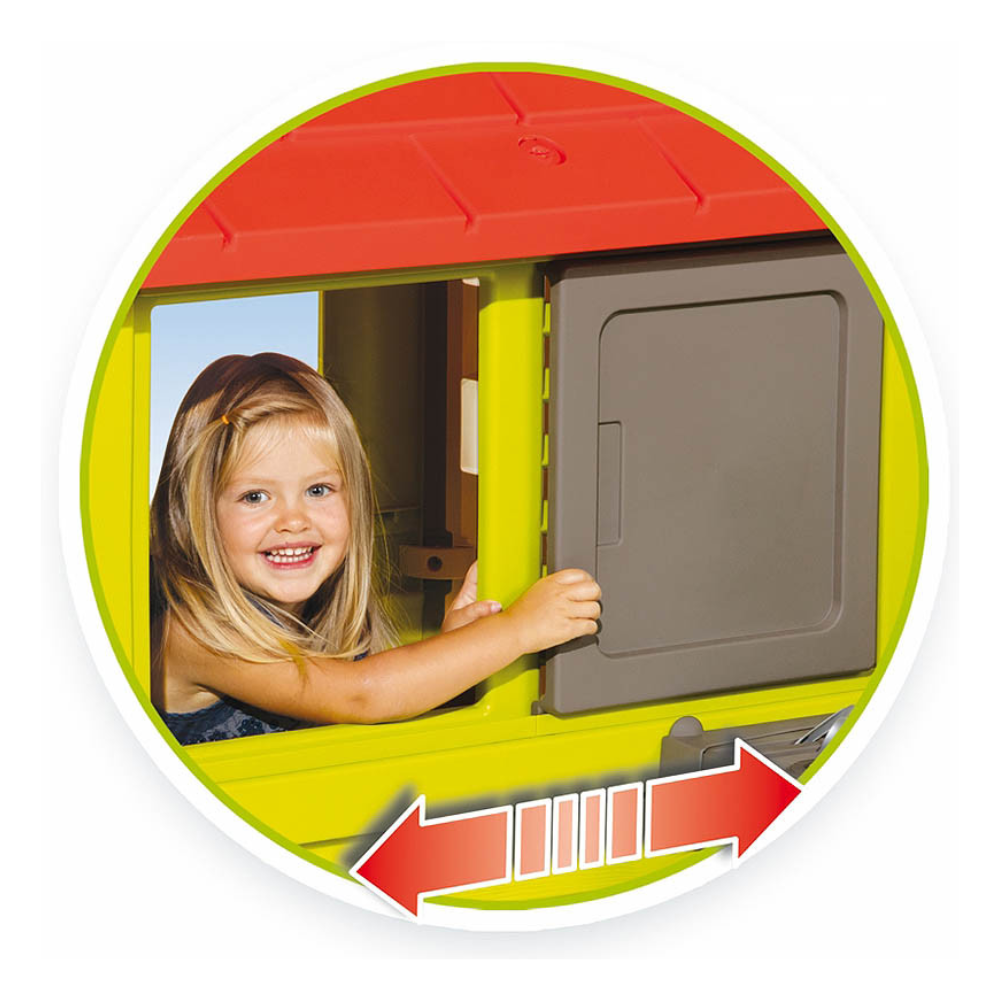 Smoby Nature Childrens Playhouse with Kitchen Fagan Toys