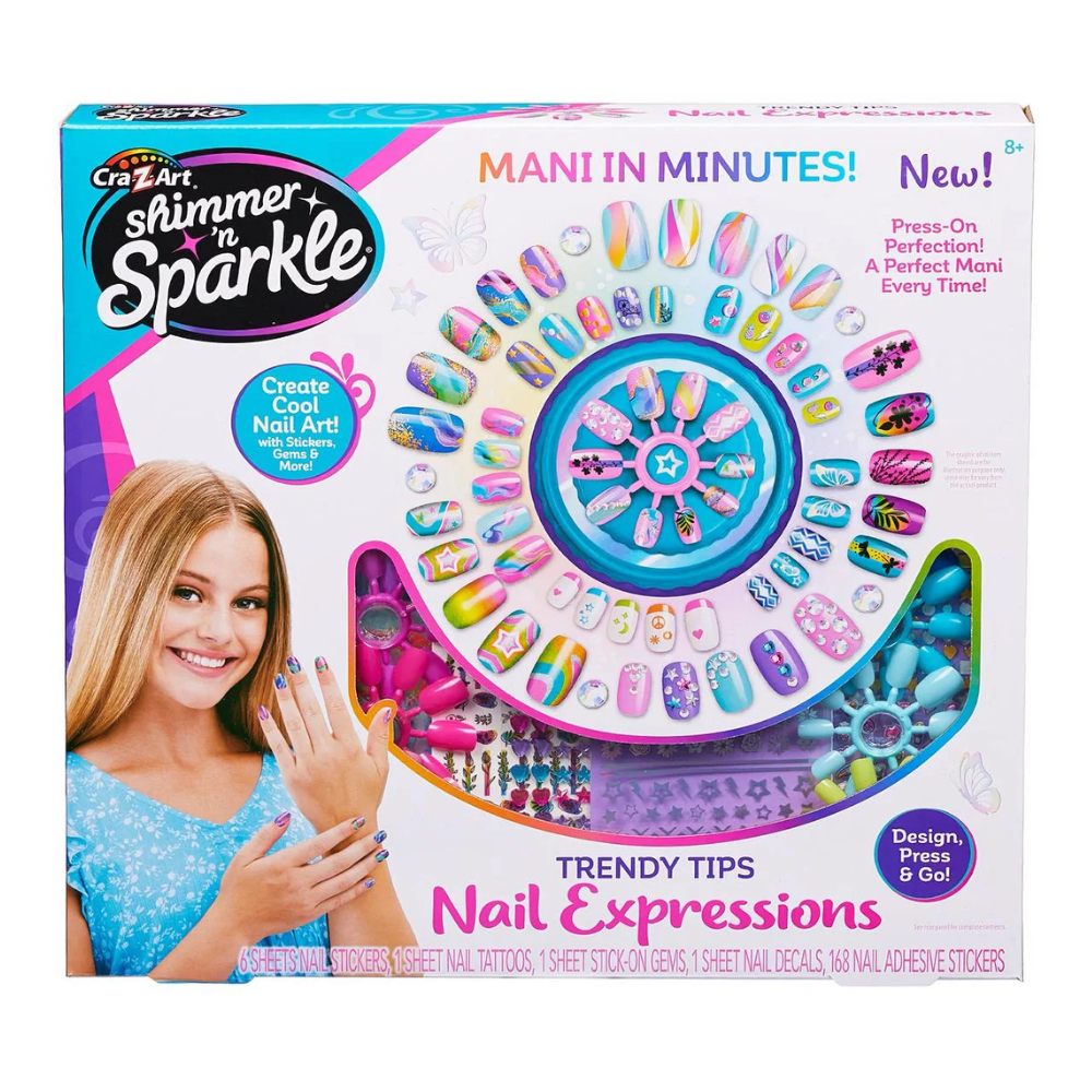 Shimmer N Sparkle Trendy Nail Expressions - Toymaster - Fagan Toys