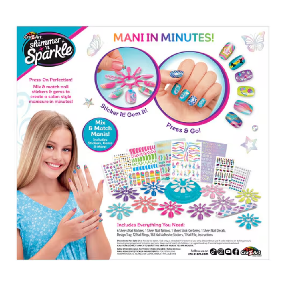 Shimmer N Sparkle Trendy Nail Expressions - Toymaster - Fagan Toys