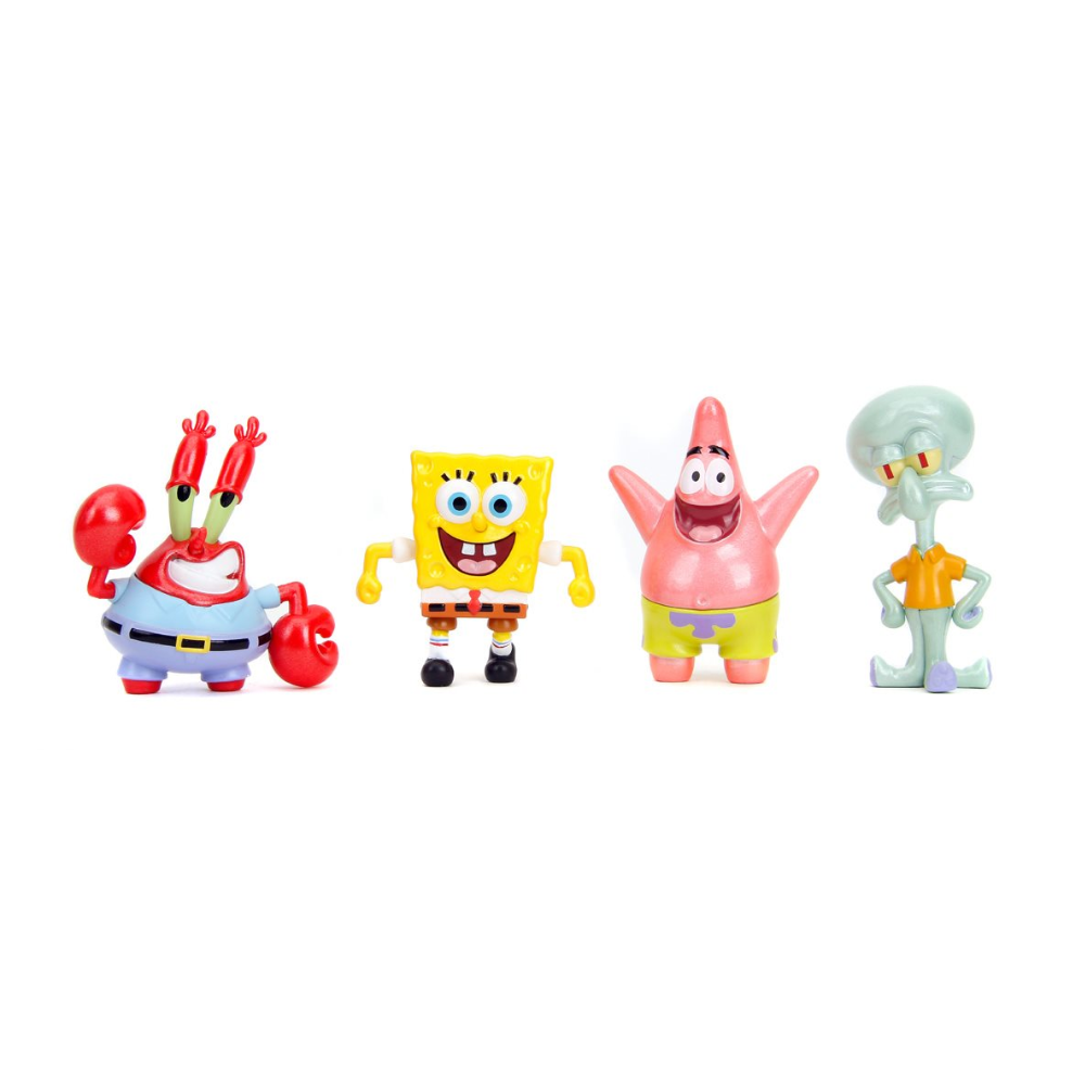 SpongeBob SquarePants MetalFigs Figure 4 Pack - Toymaster - Fagan Toys