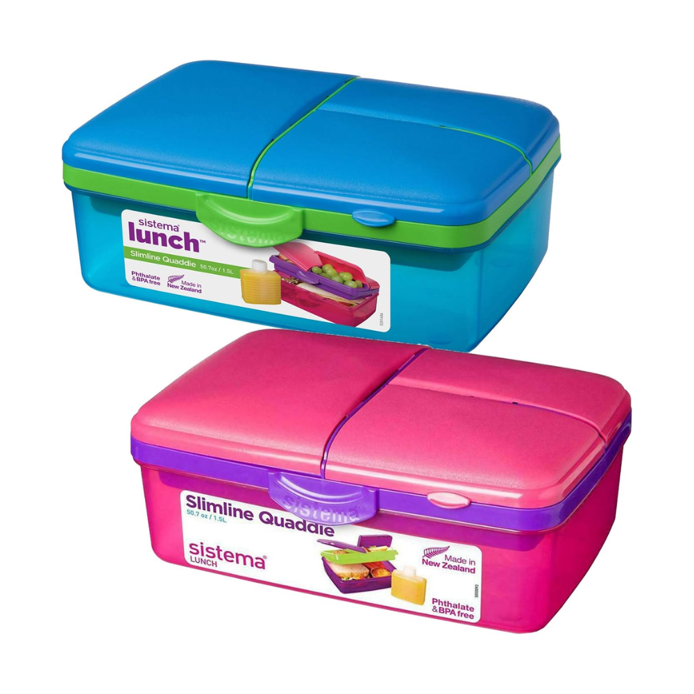 Sistema Slimline Quaddie Lunch Box Assorted - Toymaster - Fagan Toys