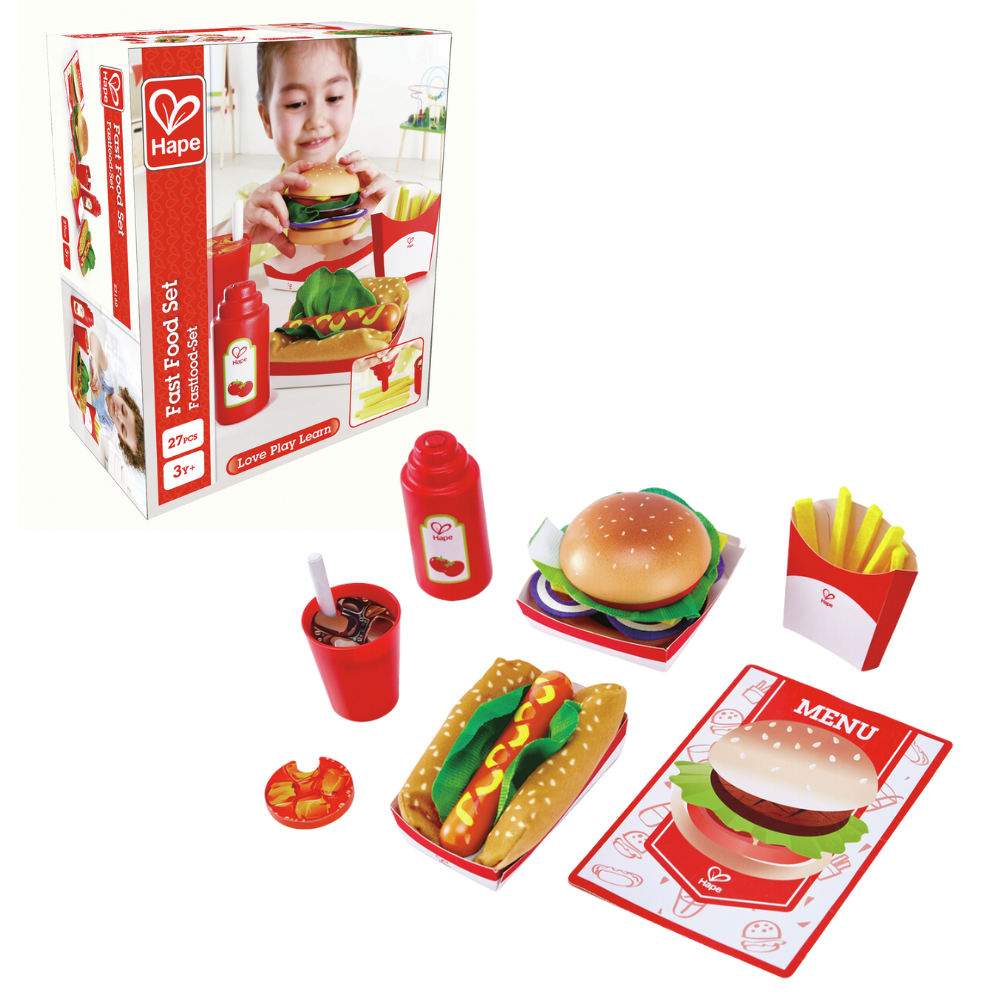 Fast Food Set | Different Textures - Toymaster - Fagan Toys