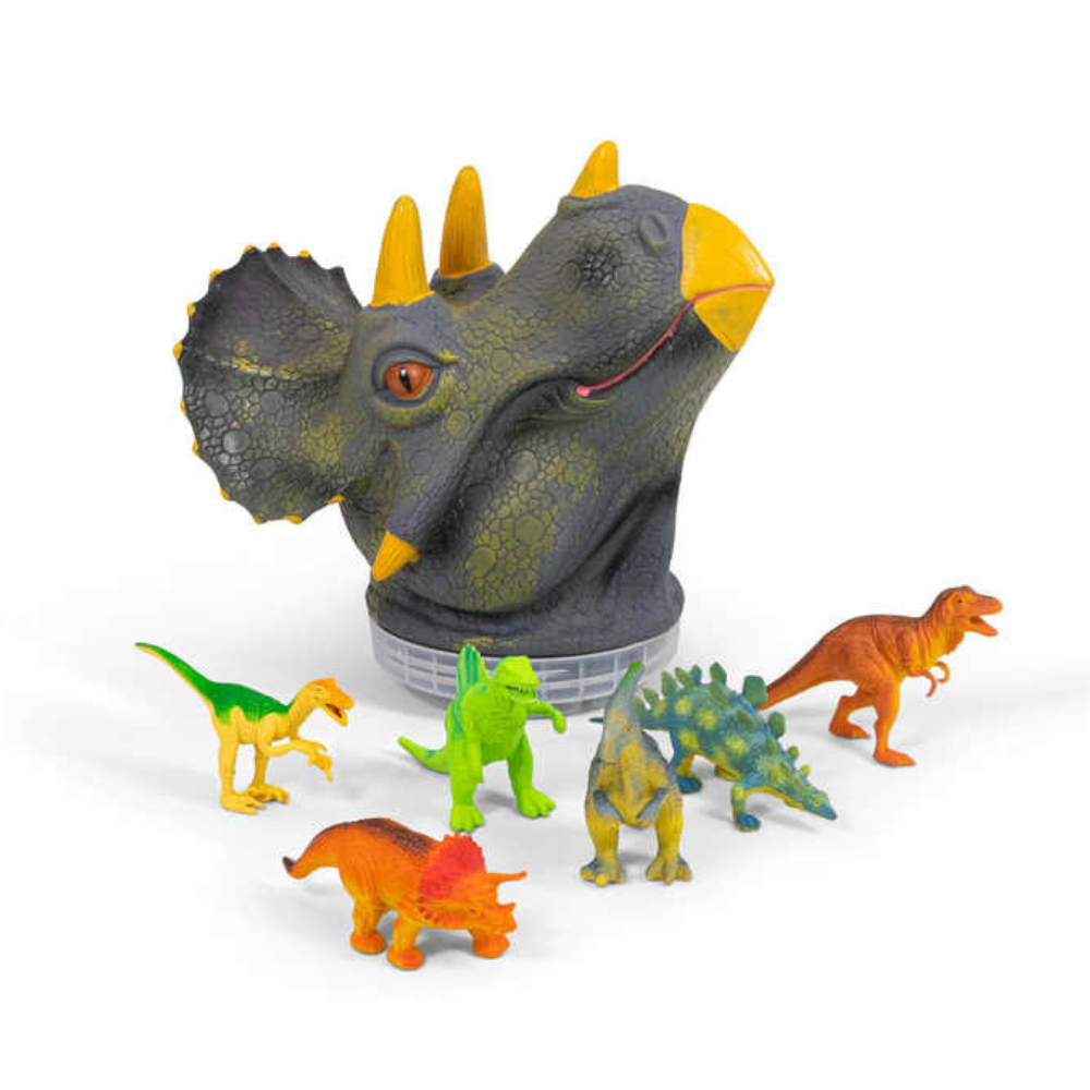 Dinosaur Triceratops Head Tub (large) - Toymaster - Fagan Toys