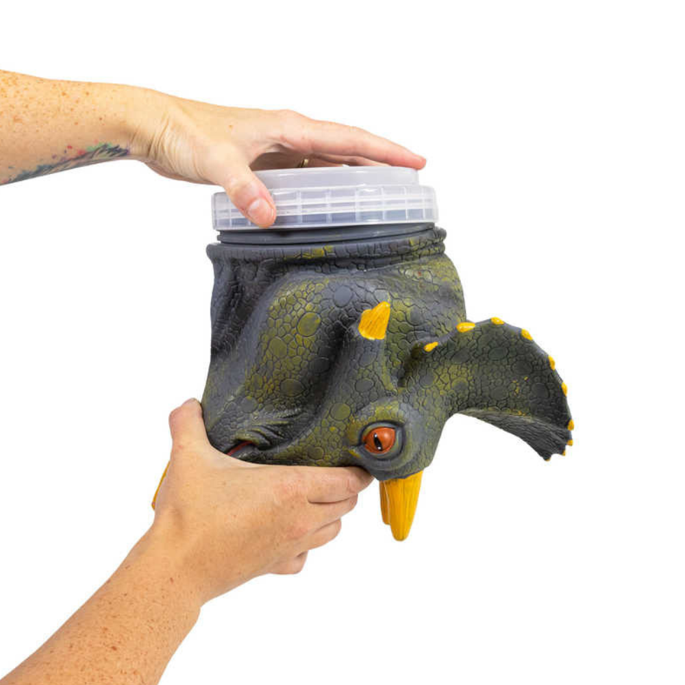 Dinosaur Triceratops Head Tub (large) - Toymaster - Fagan Toys