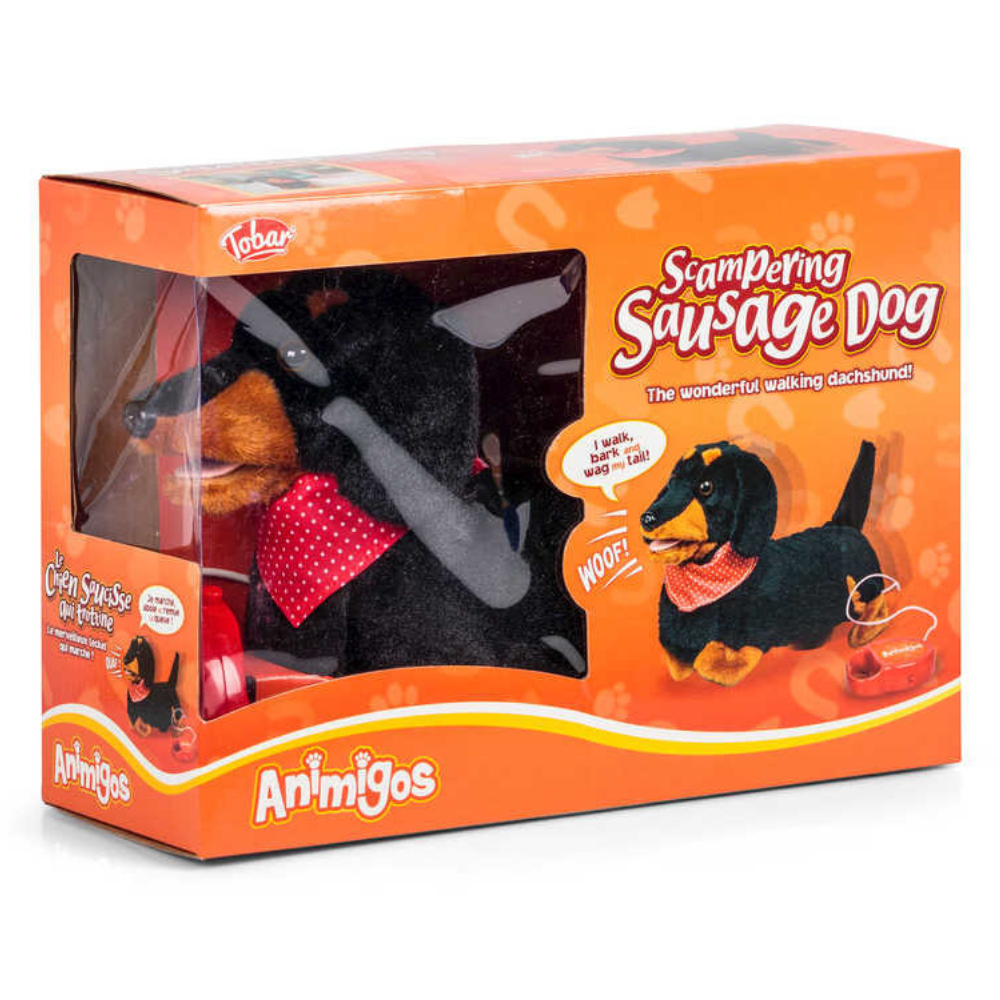 Animigos Scampering Sausage Dog - Toymaster - Fagan Toys