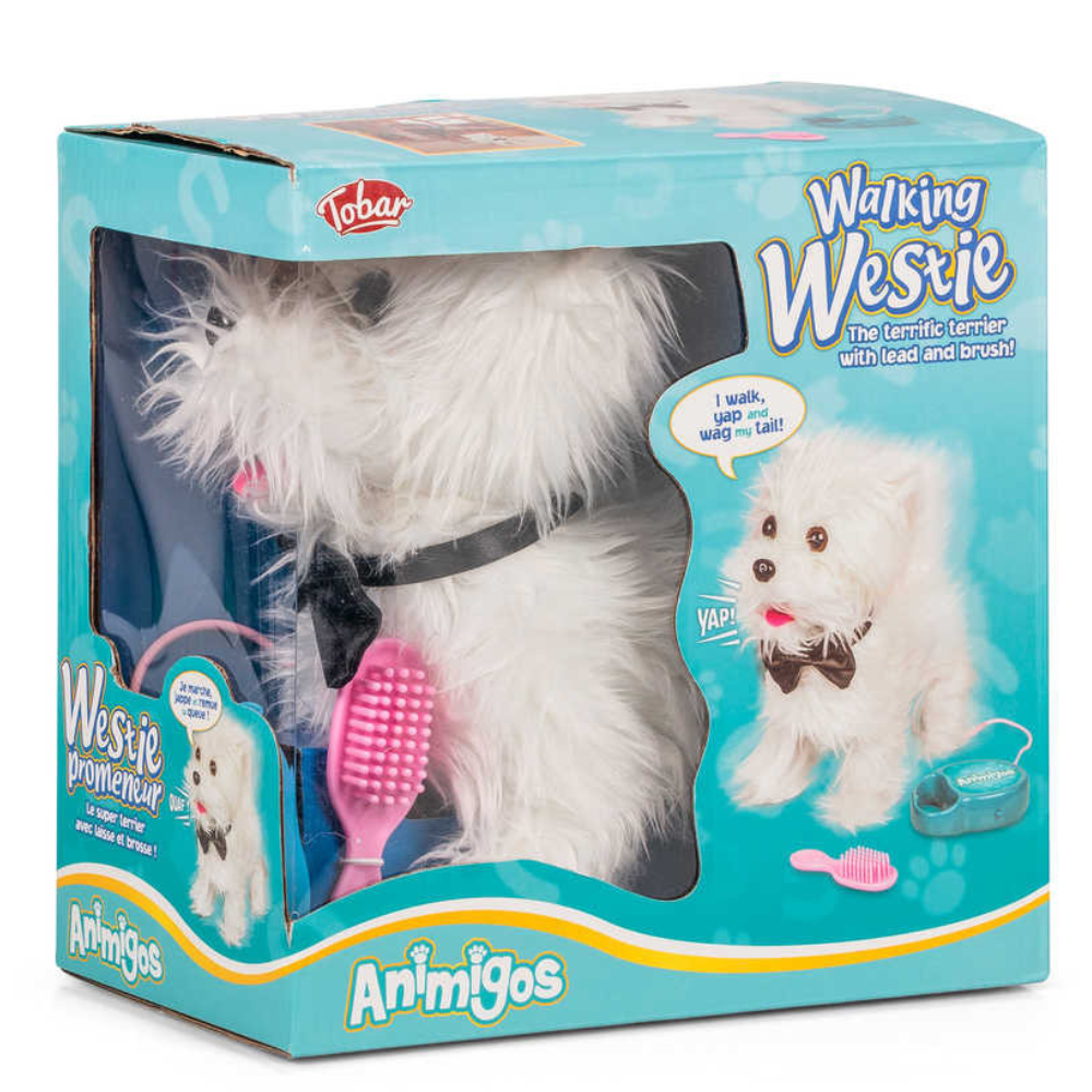 Animigos Walking Westie - Toymaster - Fagan Toys