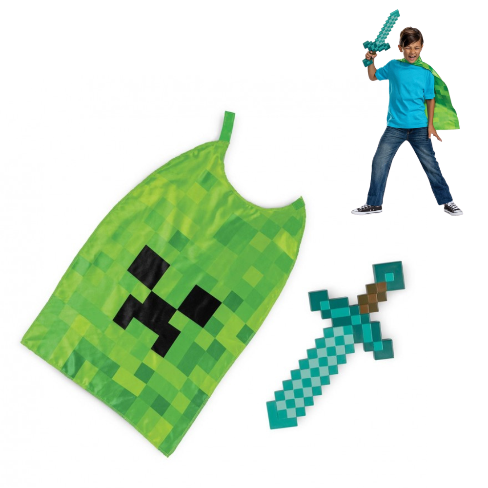 Minecraft Sword & Cape Dress Up Set - Toymaster - Fagan Toys
