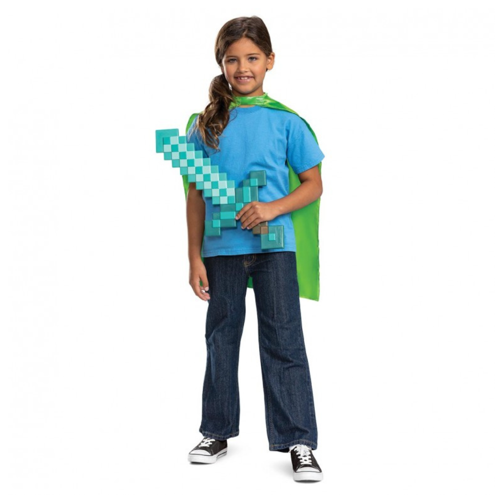 Minecraft Sword & Cape Dress Up Set - Toymaster - Fagan Toys