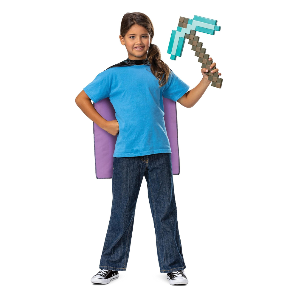 Minecraft Pickaxe & Cape Dress Up Set - Toymaster - Fagan Toys