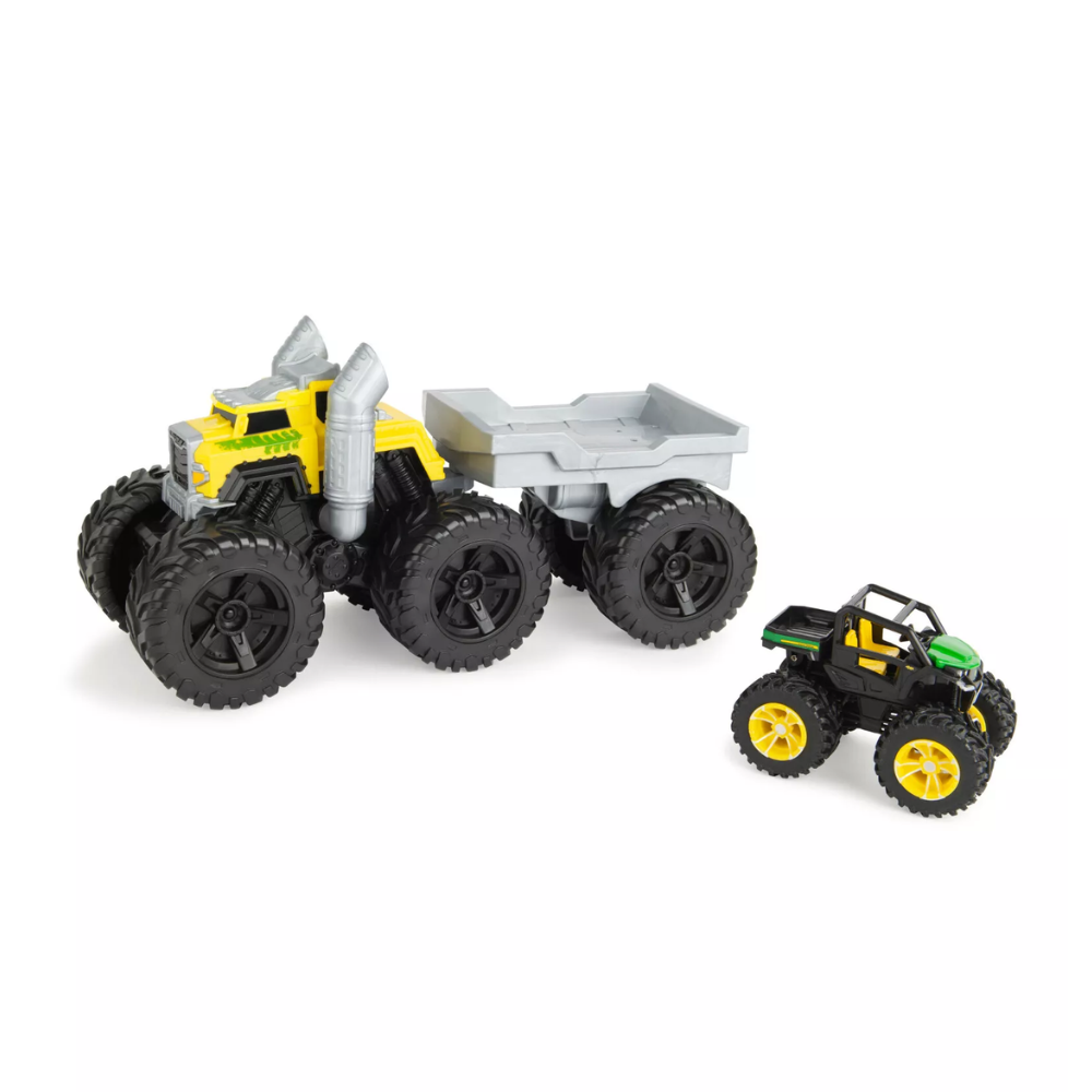 John Deere Monster Treads Roaring Rev Up Hauler - Toymaster - Fagan Toys