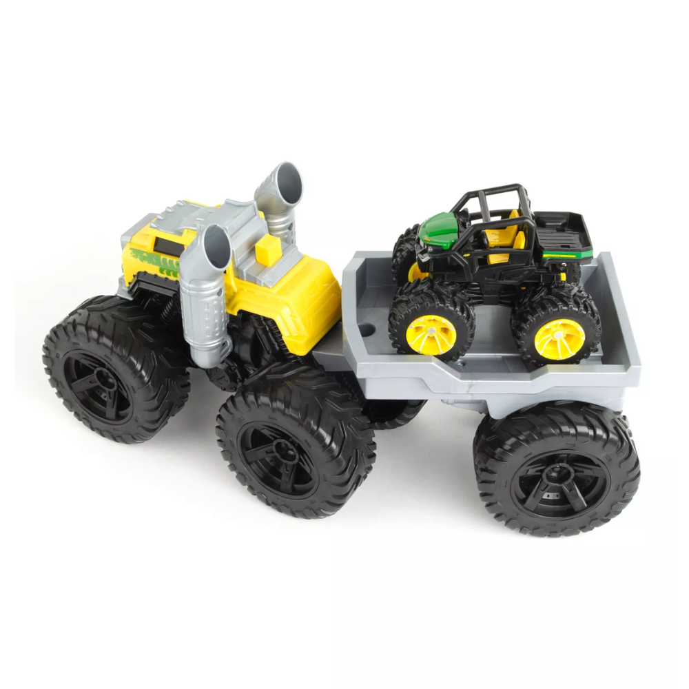 John Deere Monster Treads Roaring Rev Up Hauler - Toymaster - Fagan Toys