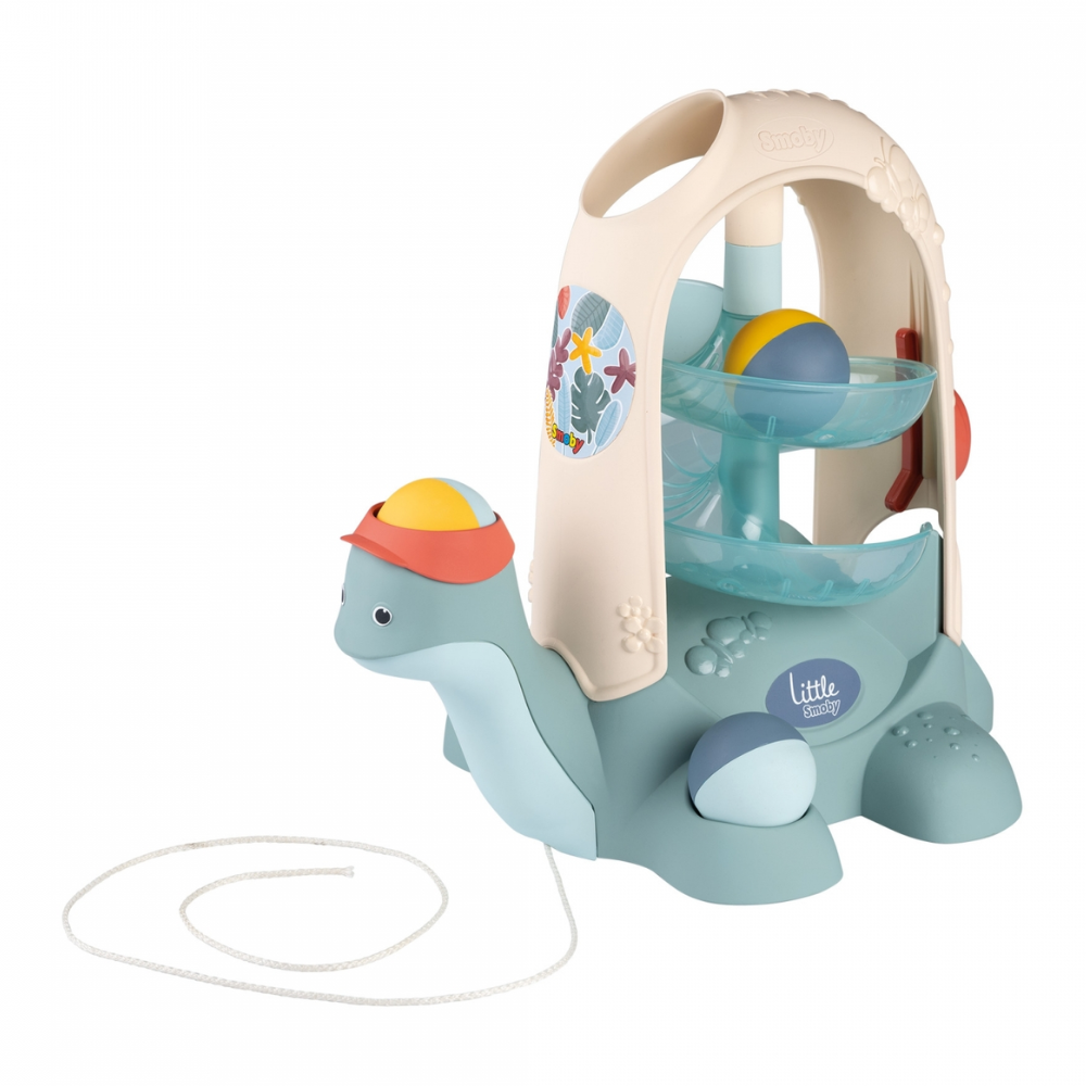 Little Smoby 2 in 1 turtle | ball circuit and pull toy - Toymaster - Fagan Toys