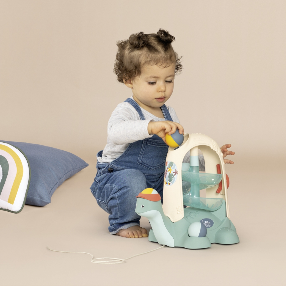 Little Smoby 2 in 1 turtle | ball circuit and pull toy - Toymaster - Fagan Toys