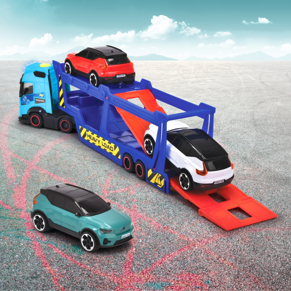 Dickie Toys Volvo car transporter - Toymaster - Fagan Toys