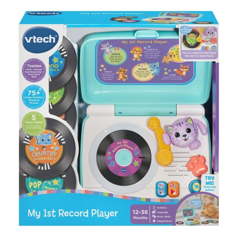 VTech My 1st Record Player - Toymaster - Fagan Toys
