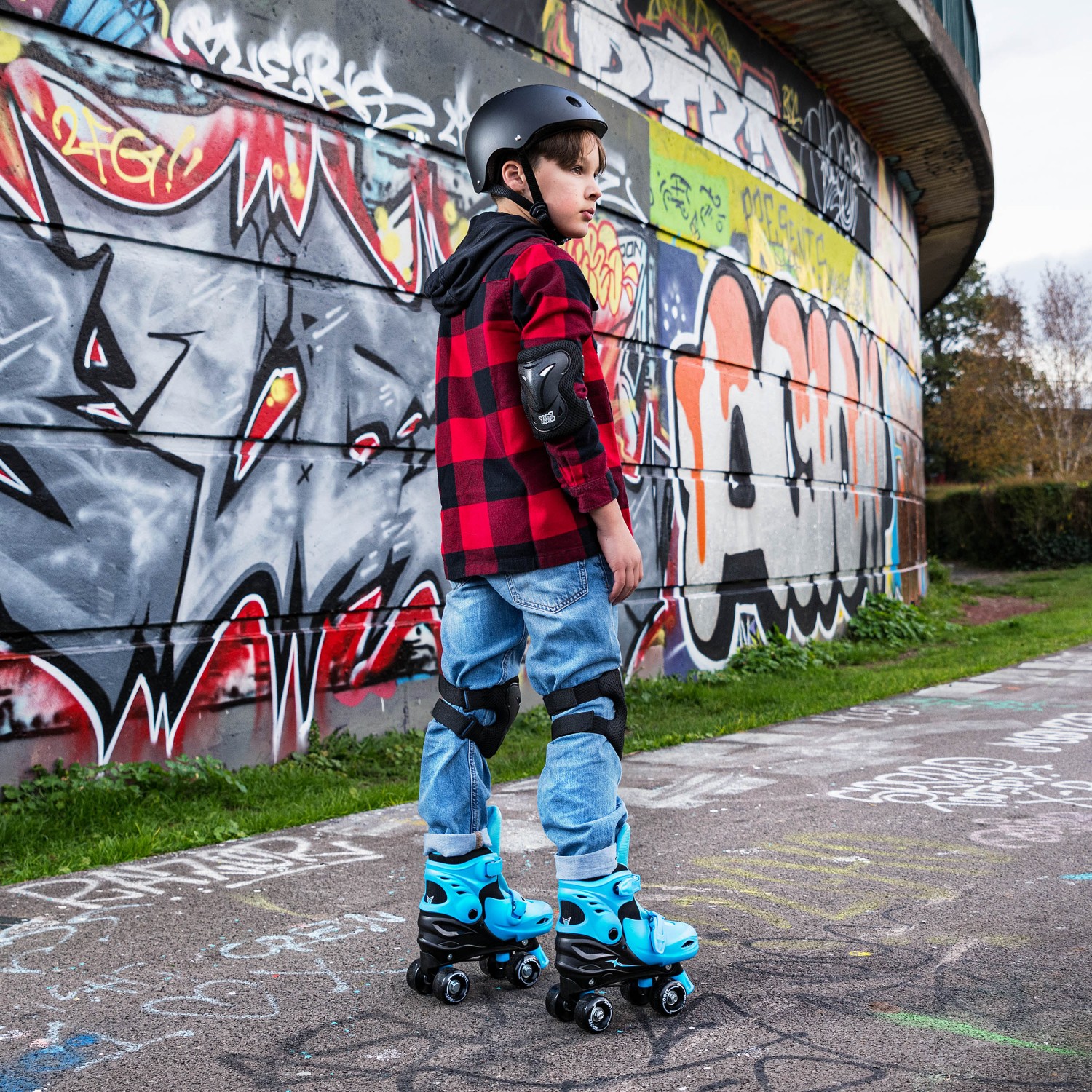 XOOTZ Quad Skates - Size 9-12 (27-31) -BLUE - Toymaster - Fagan Toys