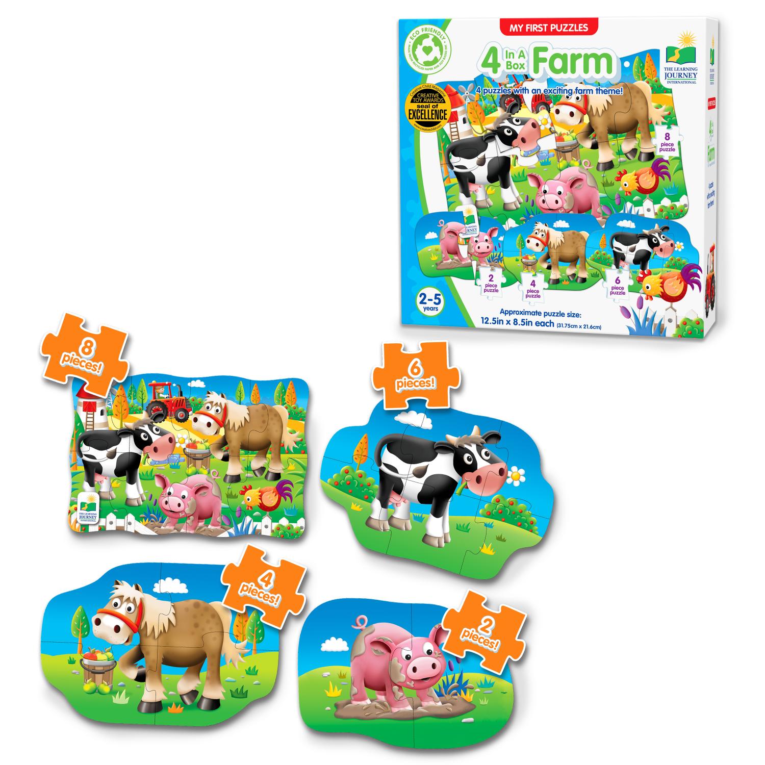 My First 4-in-1 Farm Puzzle - Toymaster - Fagan Toys