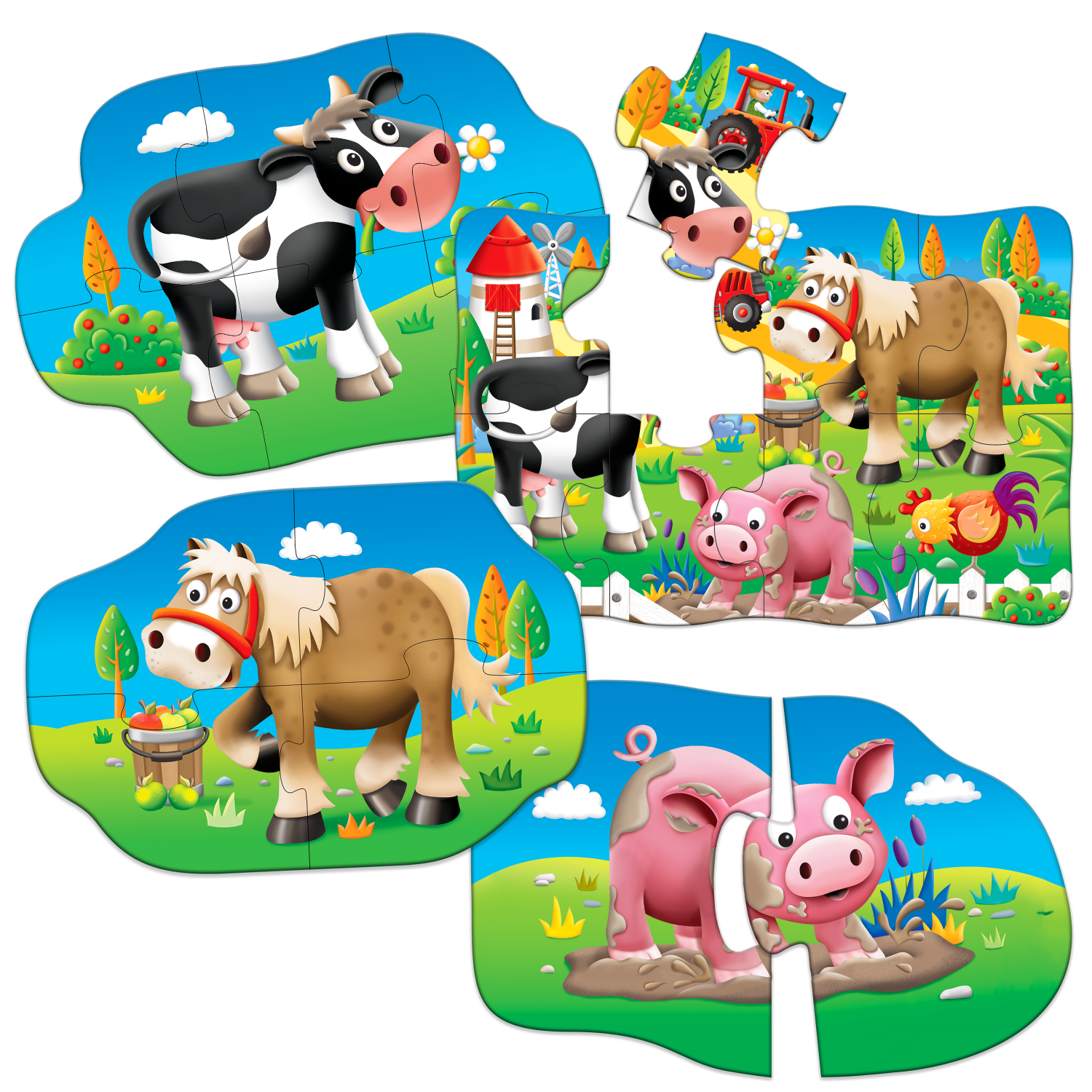 My First 4-in-1 Farm Puzzle - Toymaster - Fagan Toys