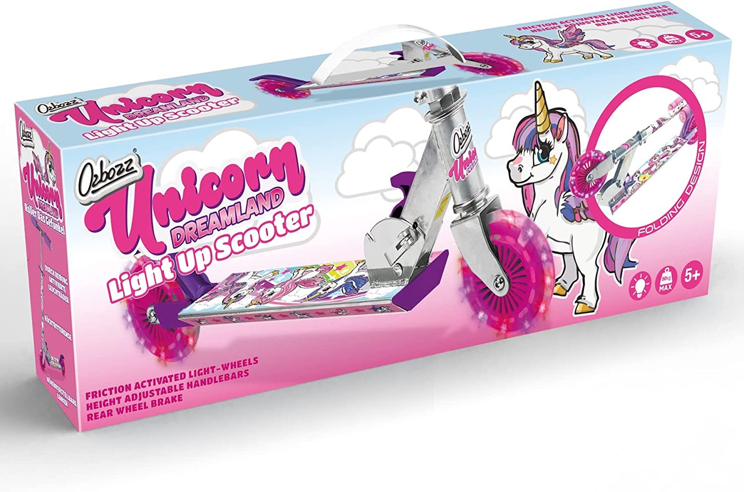 Unicorn Scooter with Light Up Wheels Unicorn Scooter with Light Up Wheels