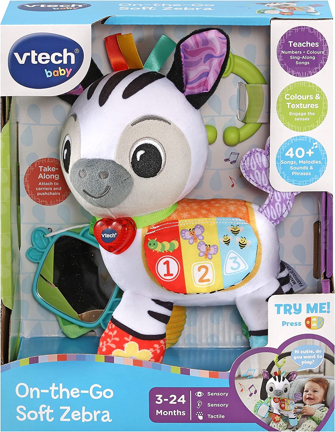 VTech Baby On-the-Go Soft Zebra VTech Baby On-the-Go Soft Zebra