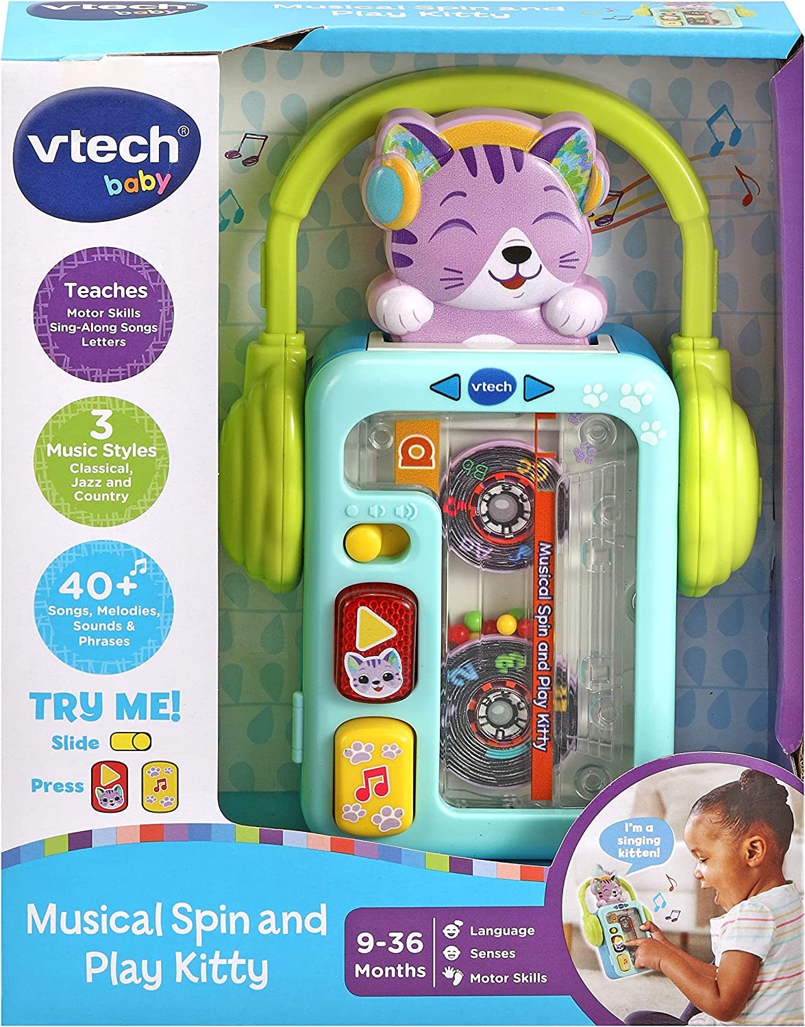 VTech Baby Musical Spin & Play Kitty