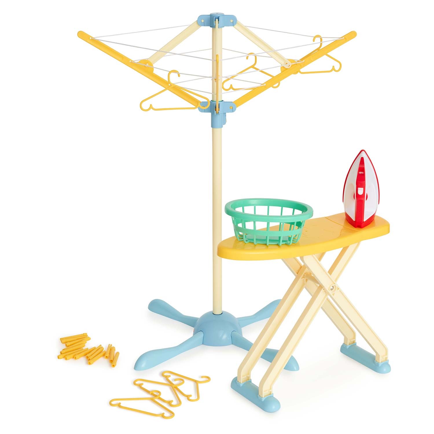 Wash Day Set with Ironing Board, Iron and Clothes Line - Toymaster - Fagan Toys