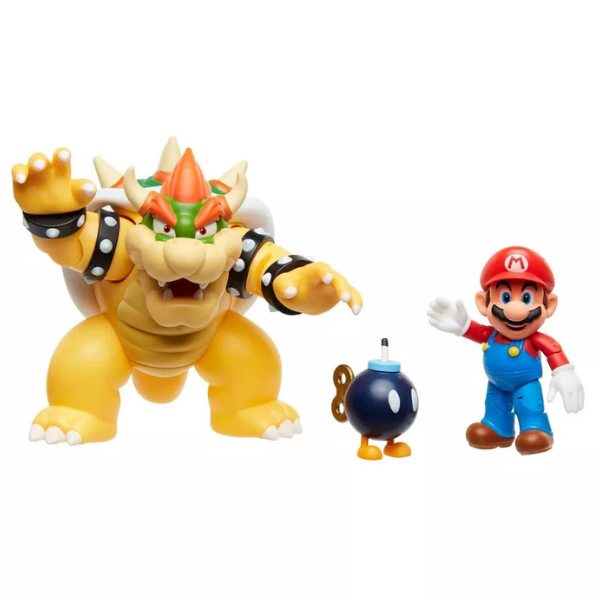 Super Mario vs. Bowser Diorama Playset - Toymaster - Fagan Toys
