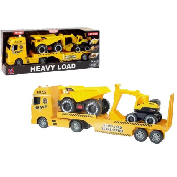 Heavy Load Construction Transporter Truck Set - Toymaster - Fagan Toys
