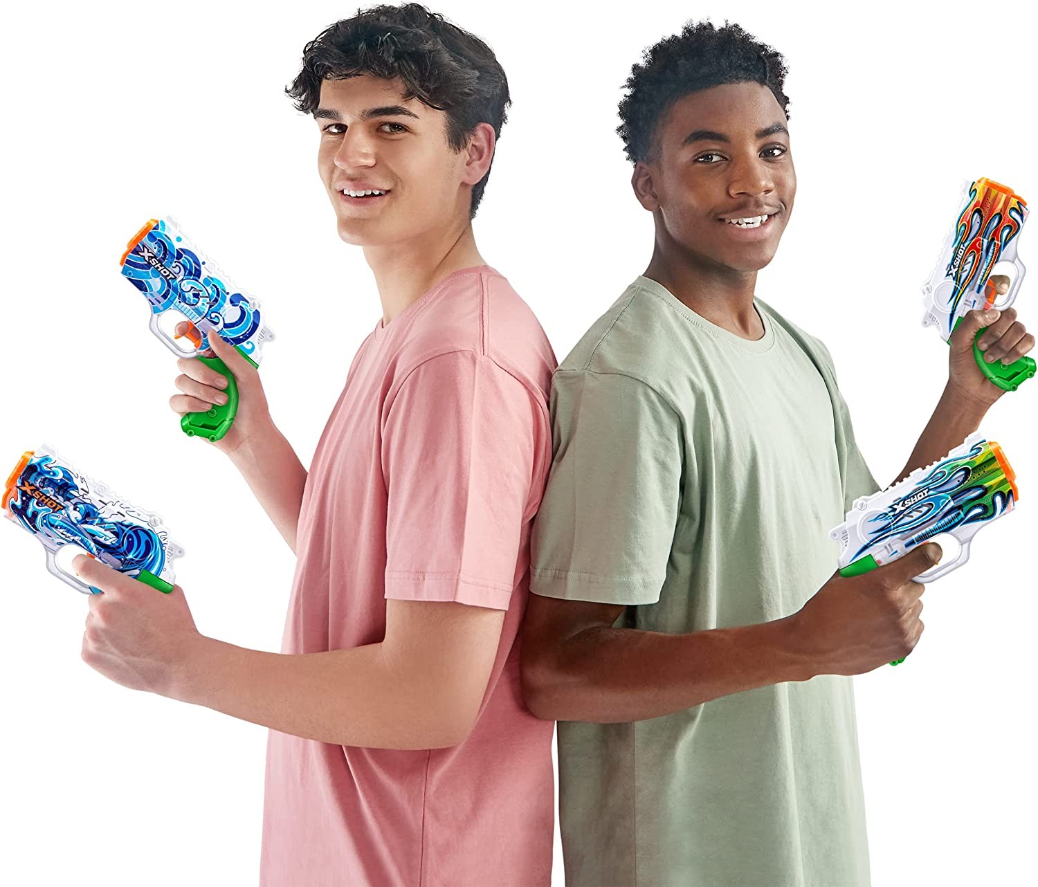 X-Shot Skins Water Guns Fast Fill (4 Pack)