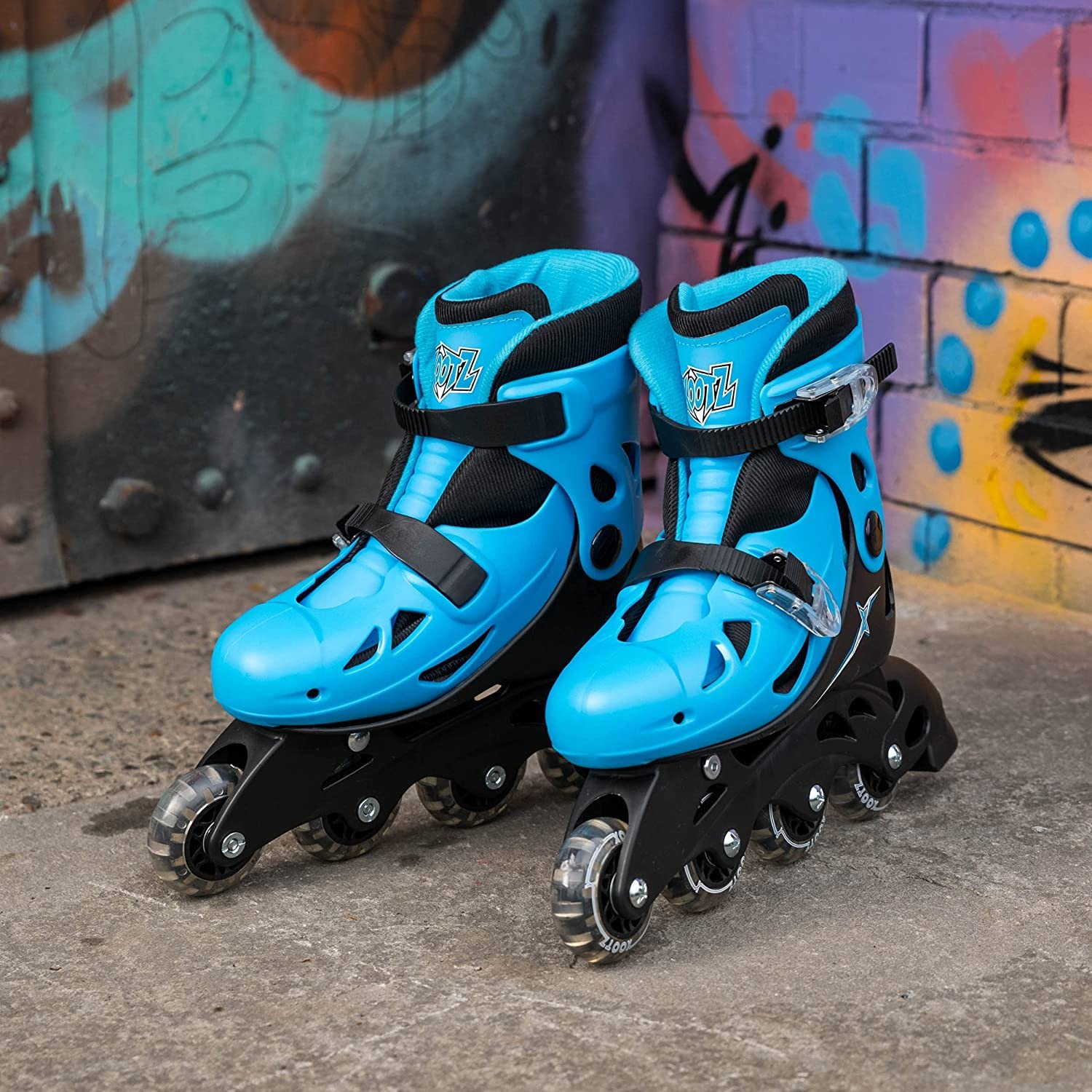 Xootz Kids Inline Skates Blue, Size 9 - 12