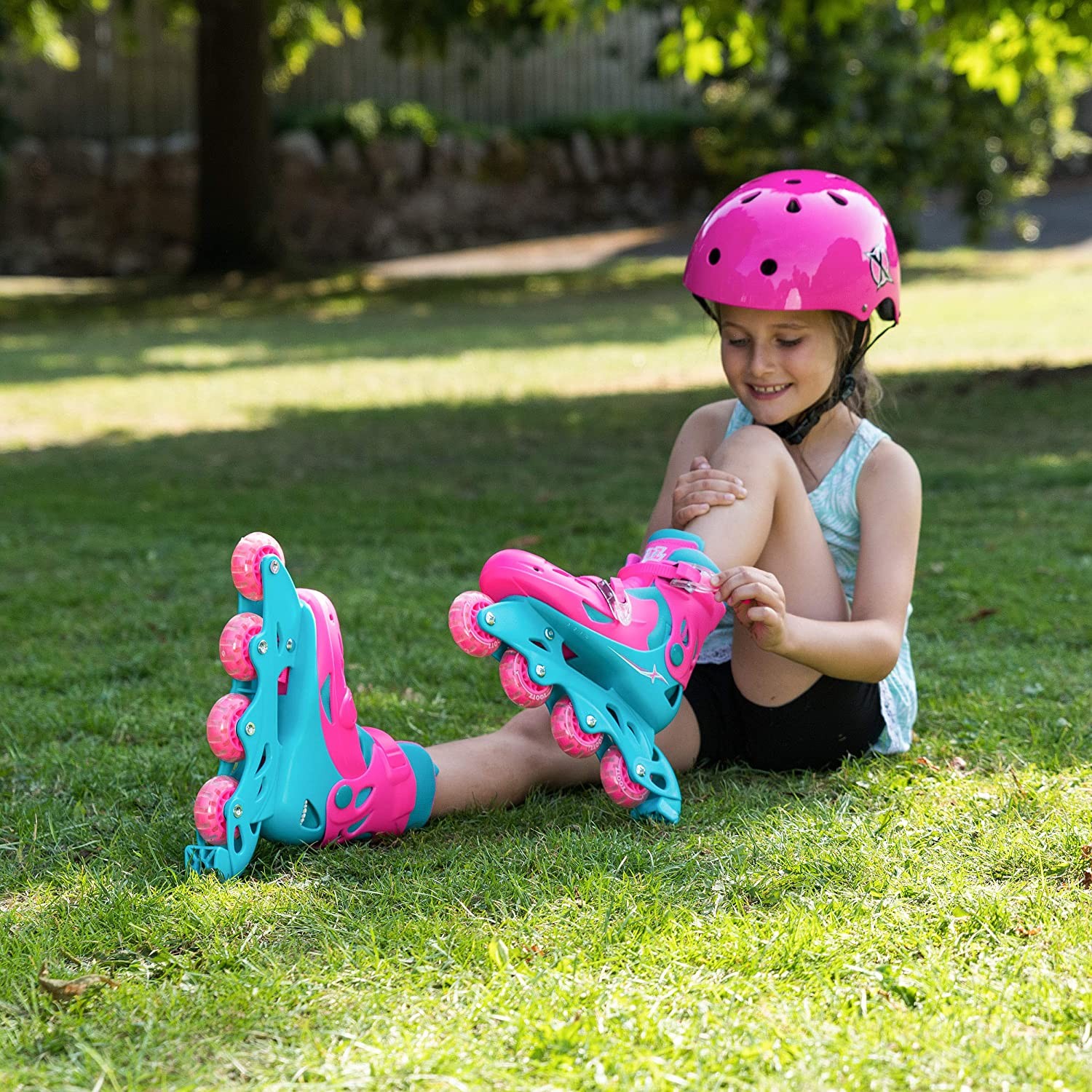Xootz Kids Inline Skates Pink Size 13 - 3 Xootz Kids Inline Skates Pink Size 13 - 3