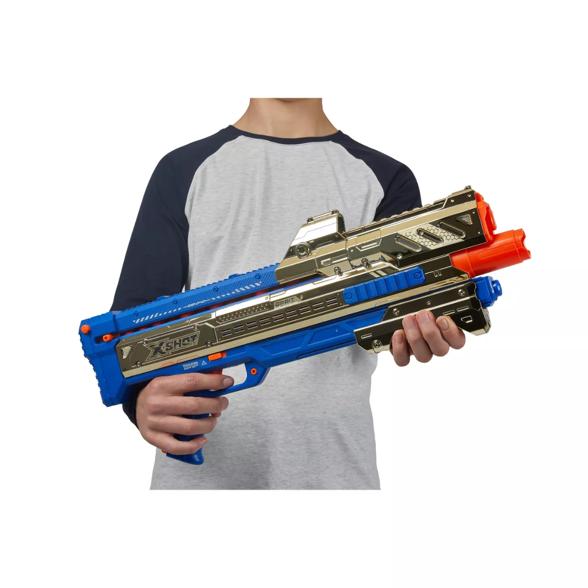 X-Shot Chaos Golden Orbit Blaster Royale Edition