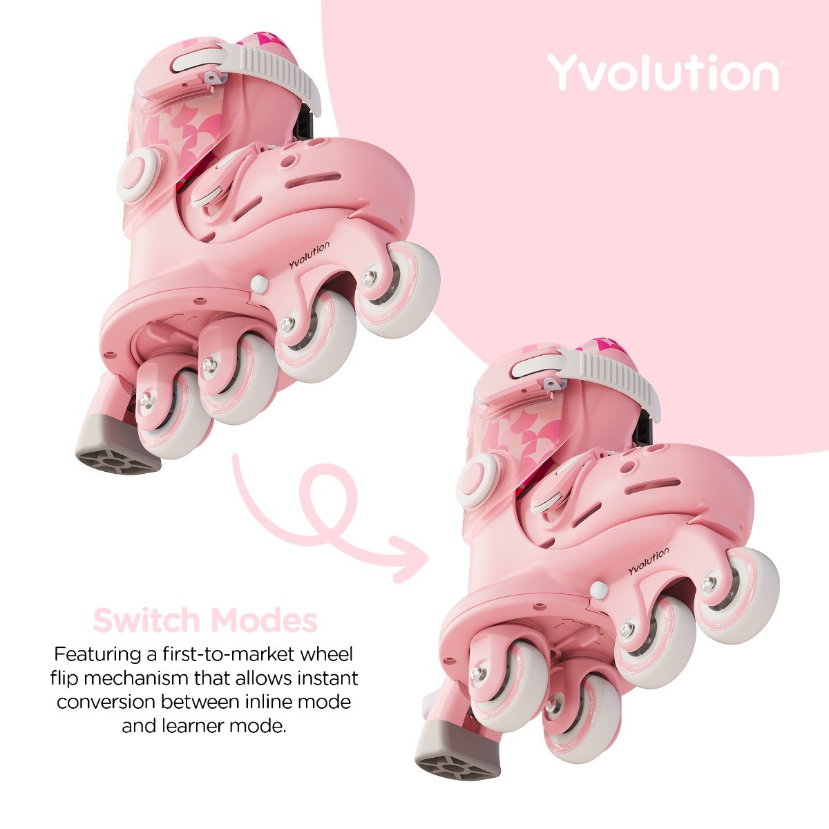 Twista Skates Pink Size 7J - 11 Twista Skates Pink Size 7J - 11