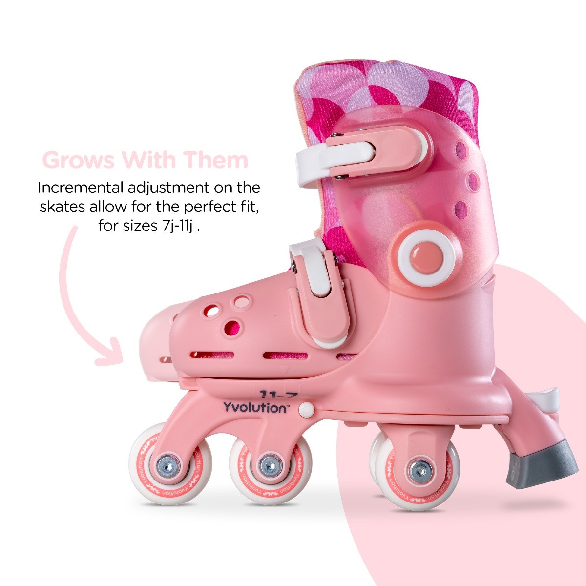Twista Skates Pink Size 7J - 11 Twista Skates Pink Size 7J - 11