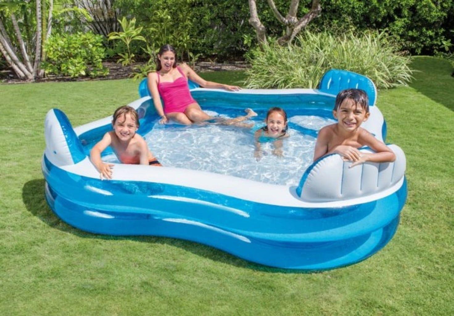 Intex Swim Center® Square Inflatable Family Lounge Pool