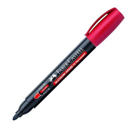 52 Bullet Red Permanent Marker