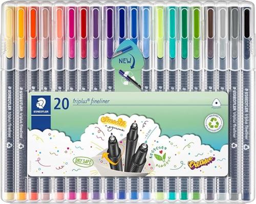 Triplus Fineliner 334 - Box of 20 in Asstd. Colours