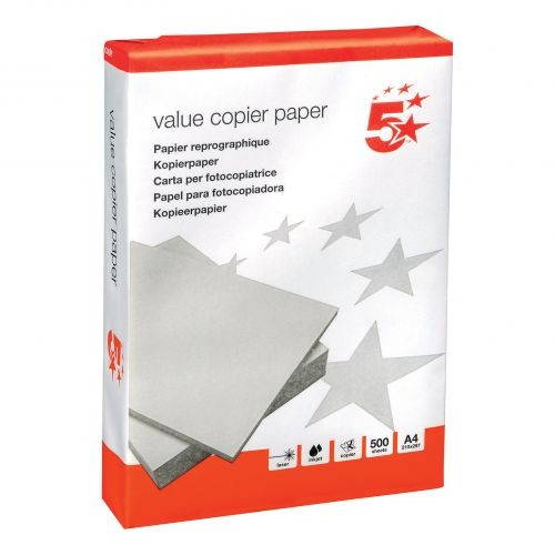 Copier Paper Ream-Wrapped A4 White 500 Sheets