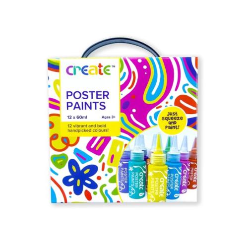 Create Poster Paint Set 12 x 60ml