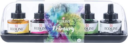 Ecoline Liquid watercolour set Primary | 5 x 30 ml